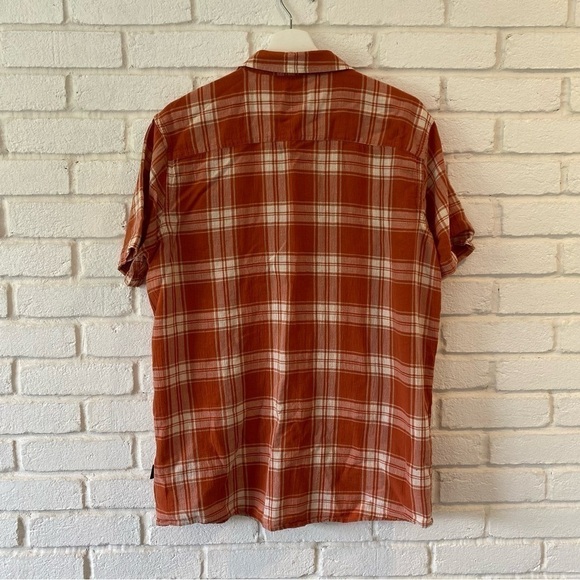 Patagonia Steersman Button Collared Shirt Organic Cotton Plaid Size Large - Picture 4 of 10